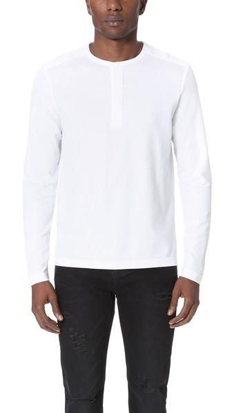 Theory Haris Core Pique Henley
