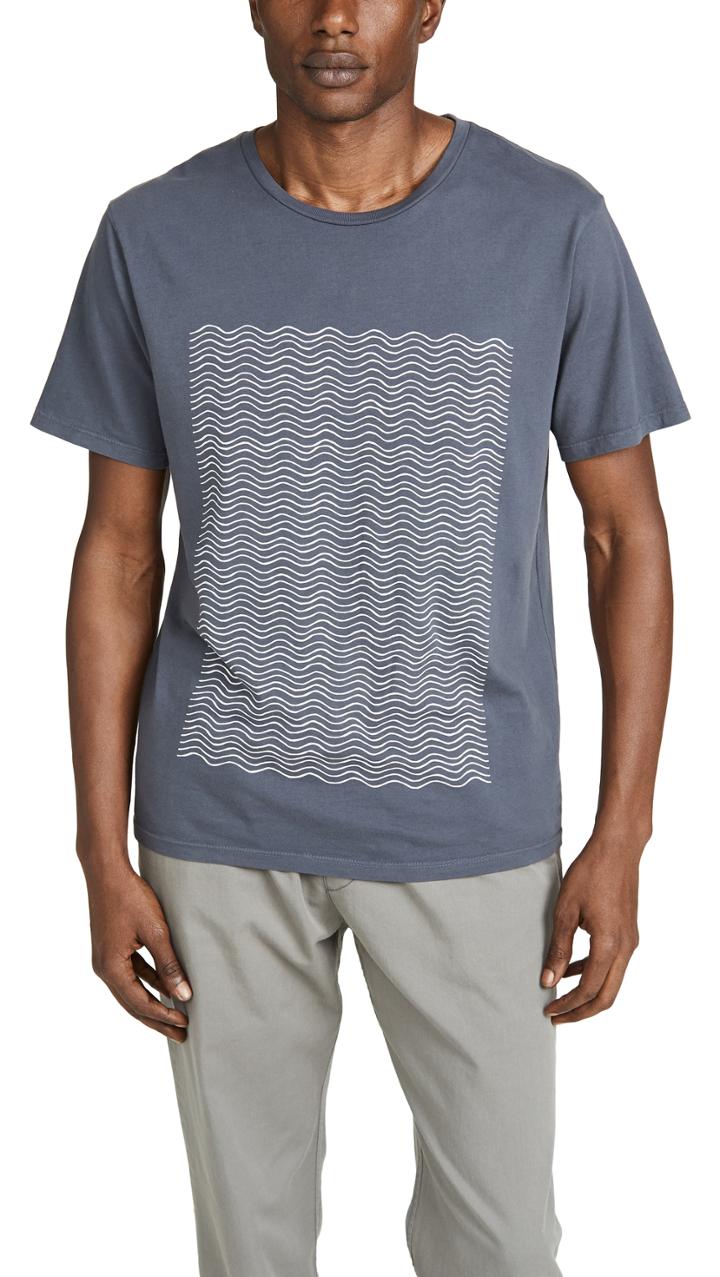 Mollusk Short Sleeve Wavy Tee