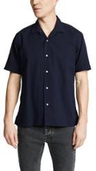 Gitman Vintage Camp Collar Stripe Button Down Shirt