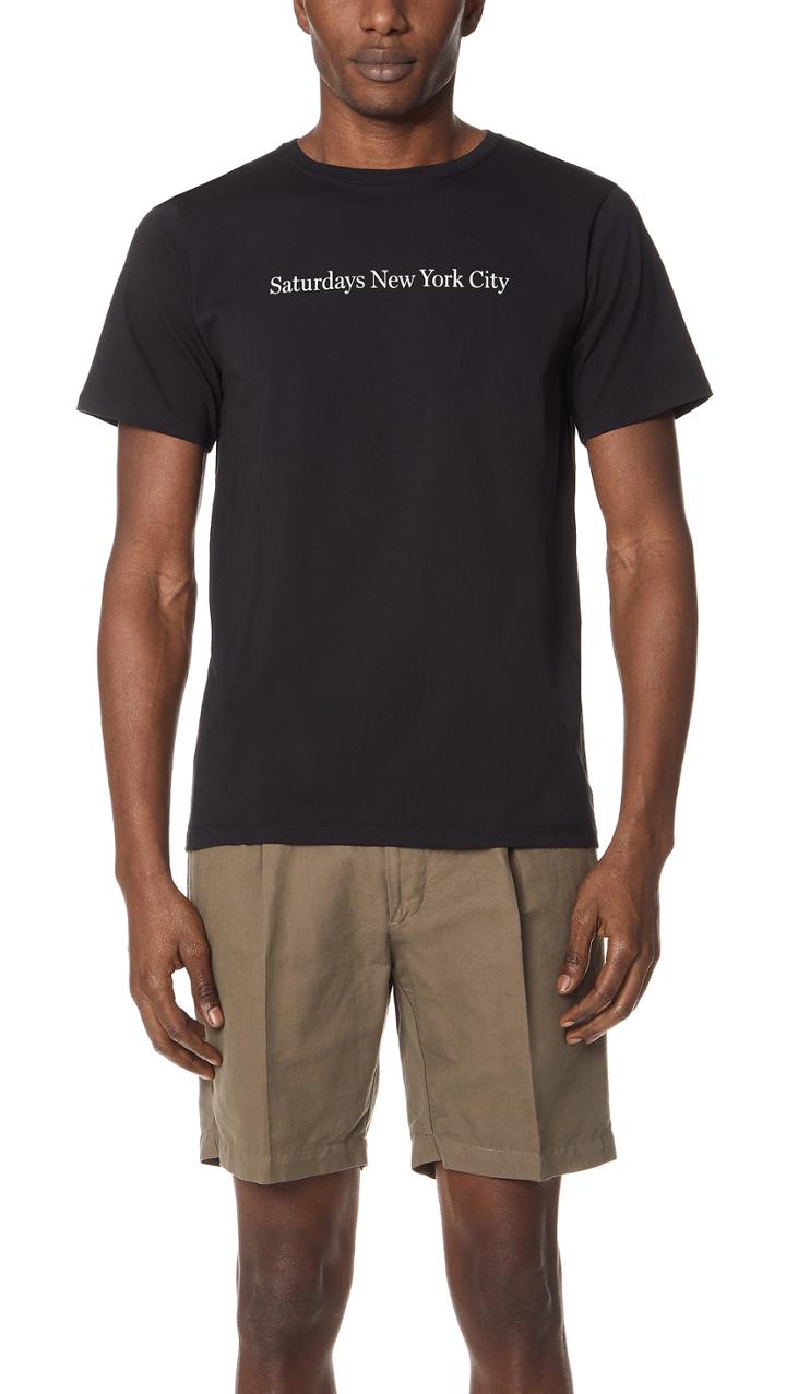 Saturdays Nyc Offset Tee