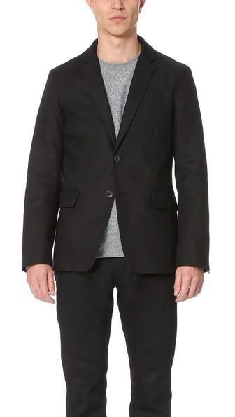 Rag Bone Ribbed Phillips Blazer