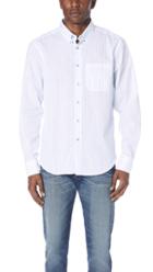 Naked Famous Striped Button Up Shirt