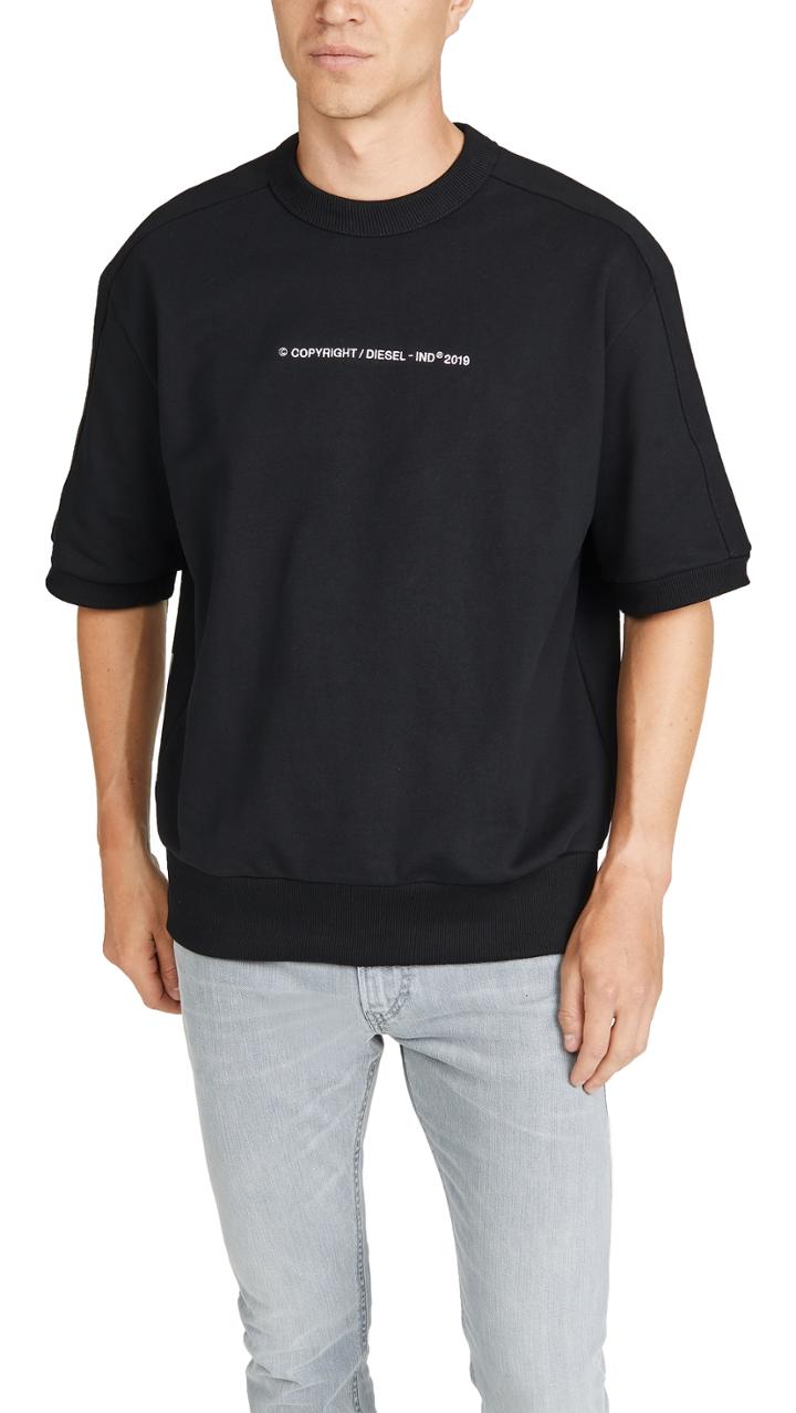 Diesel Copy Short Sleeve Sweatshirt