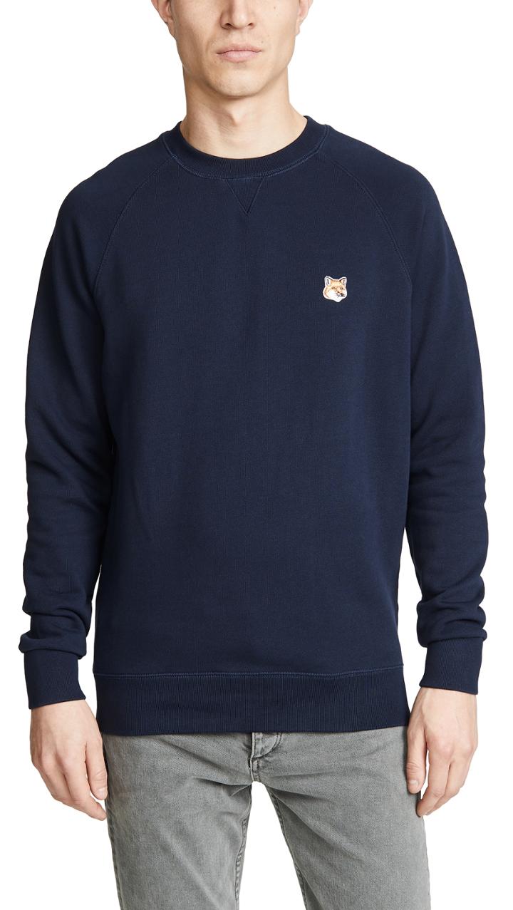Maison Kitsune Sweatshirt Fox Head Patch