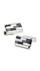 Ted Baker Mosaic Semi Precious Stones Cufflinks