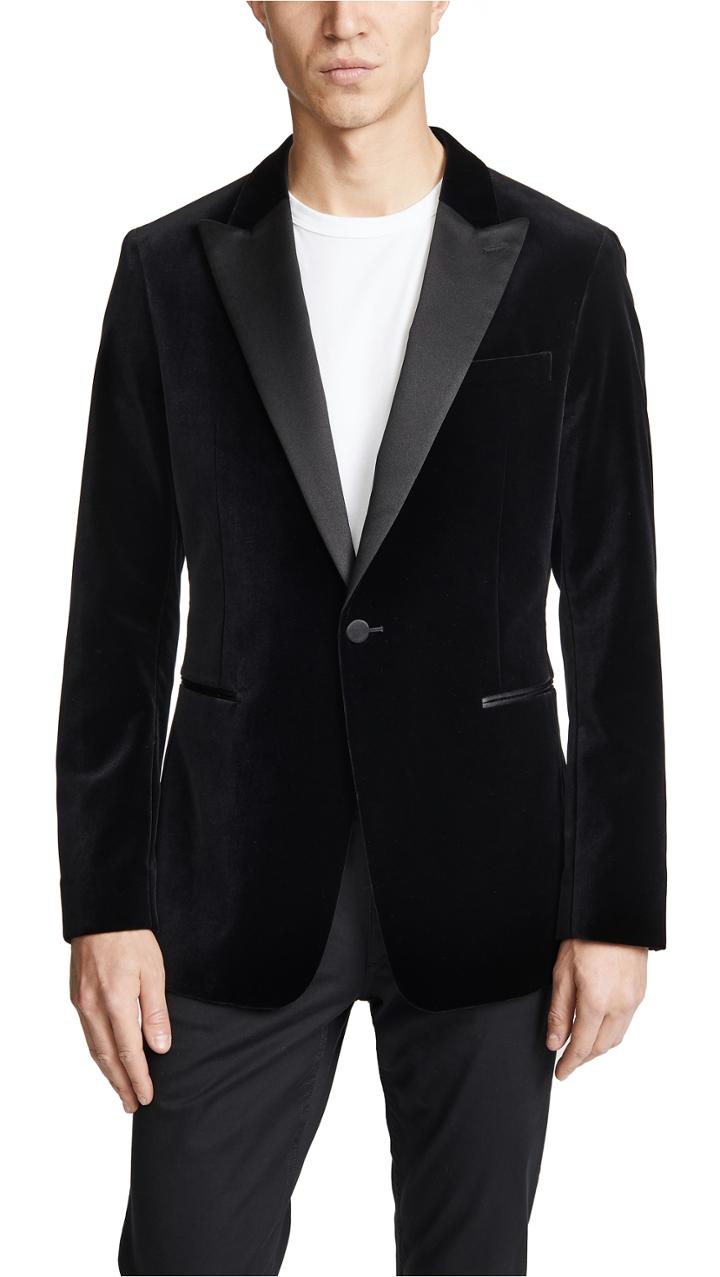 Theory Plush Velvet Chambers Blazer
