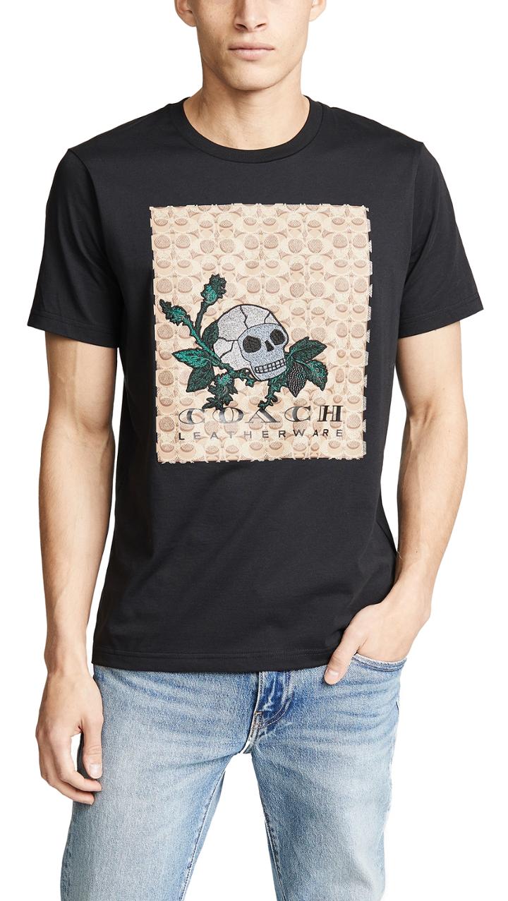 Coach 1941 Nature Tattoo Tee Shirt