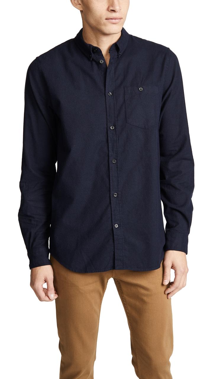 Norse Projects Anton Brushed Flannel Shirt