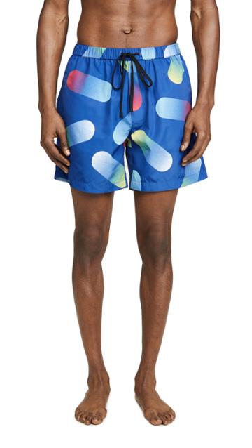 Double Rainbouu Night Swim Shorts