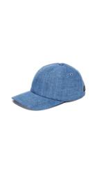 Ami Light Indigo Denim Cap