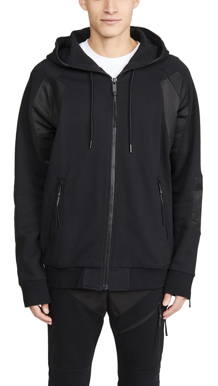 Diesel Long Sleeve S Ivan Hooded Sweatshirt
