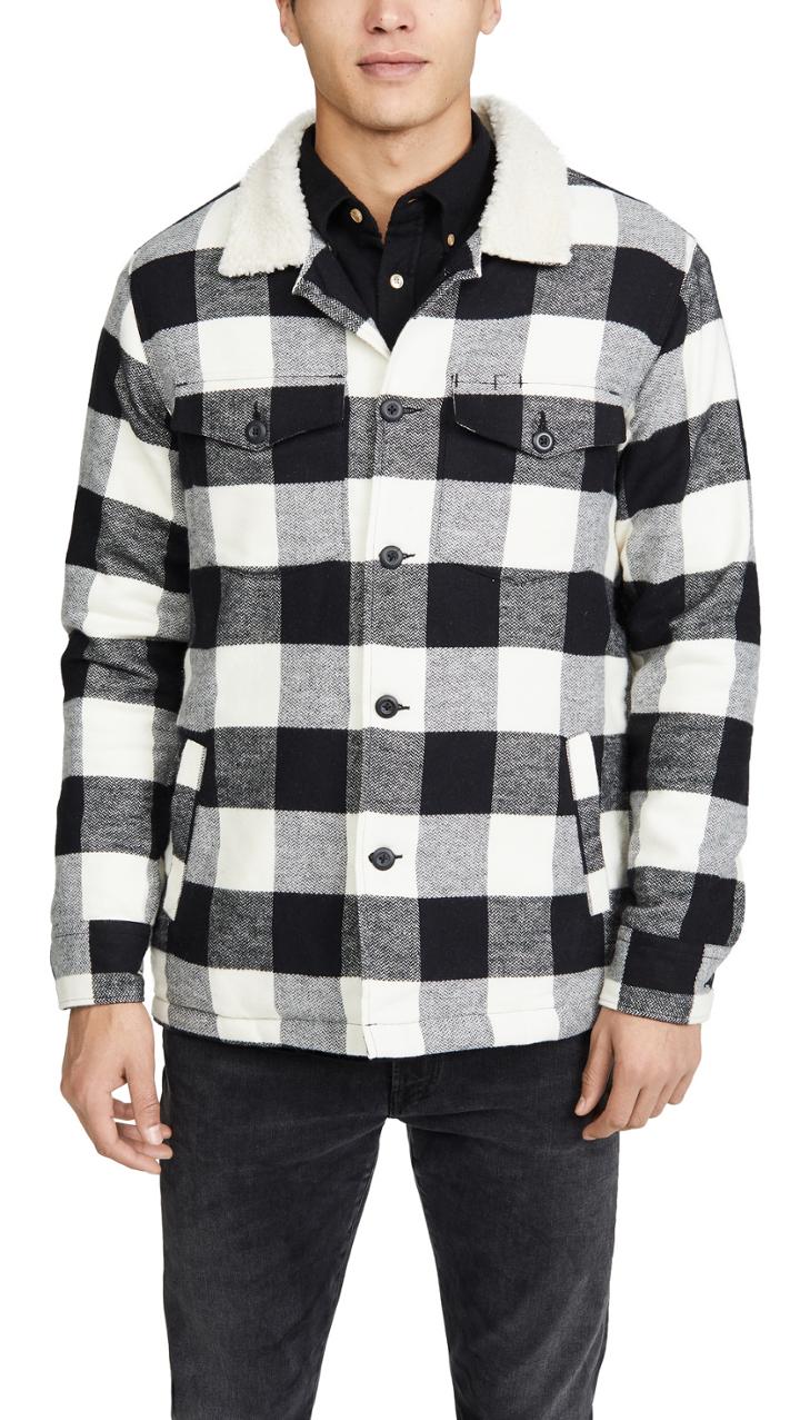 Portuguese Flannel Buffalo Sherpa Overshirt