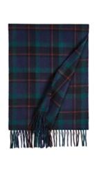 Coach New York Wool Cashmere Blend Shirt Plaid Scarf