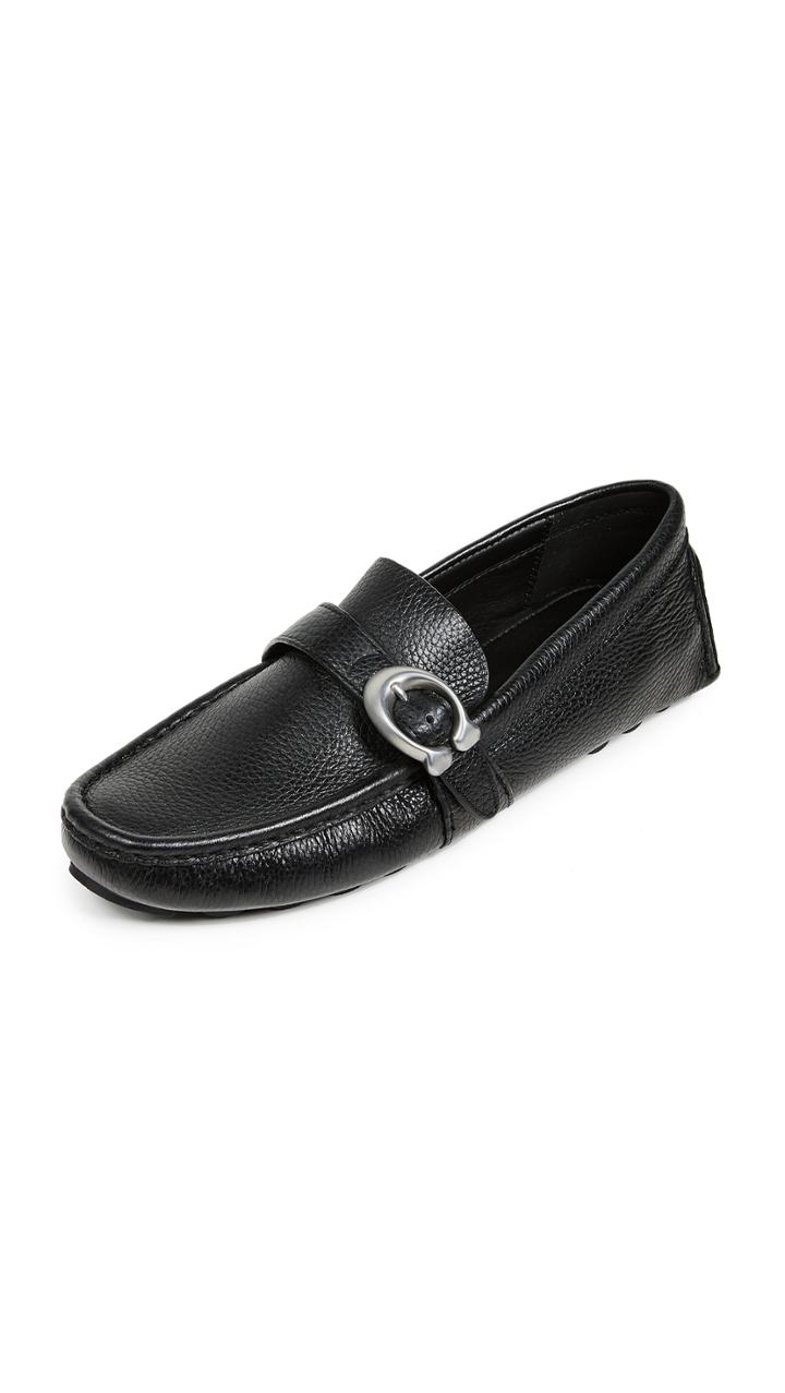 Coach New York Crosby C Buckle Driver Shoes