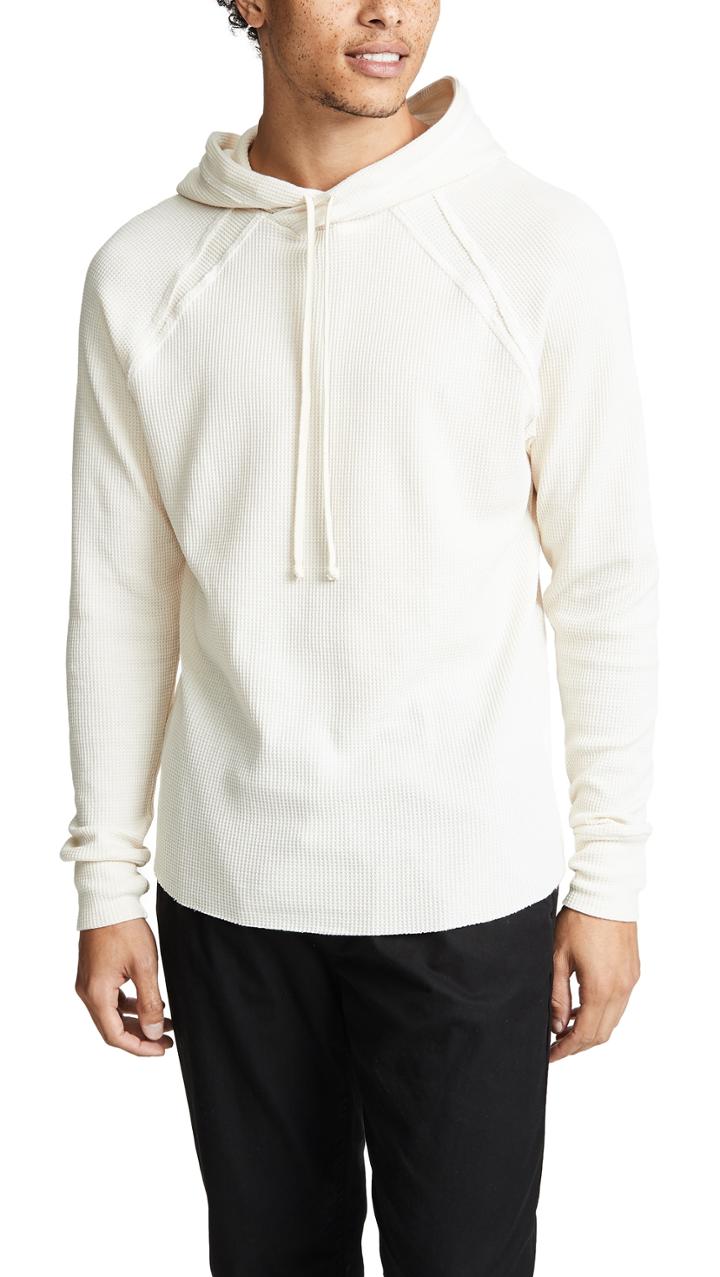 Twenty Everest Thermal Raw Edge Hoodie