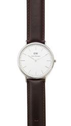 Daniel Wellington Bristol 40mm Watch With Brown Leather Band