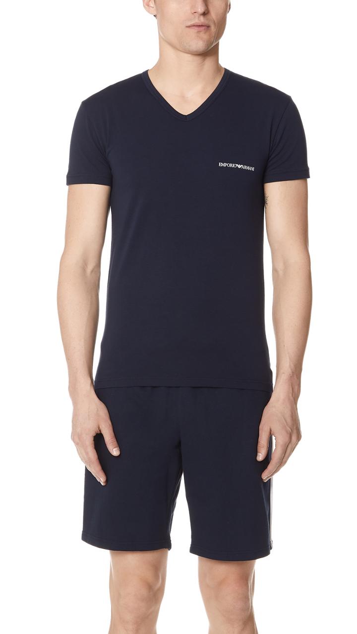 Emporio Armani Core Logo Band Slim Fit Tee