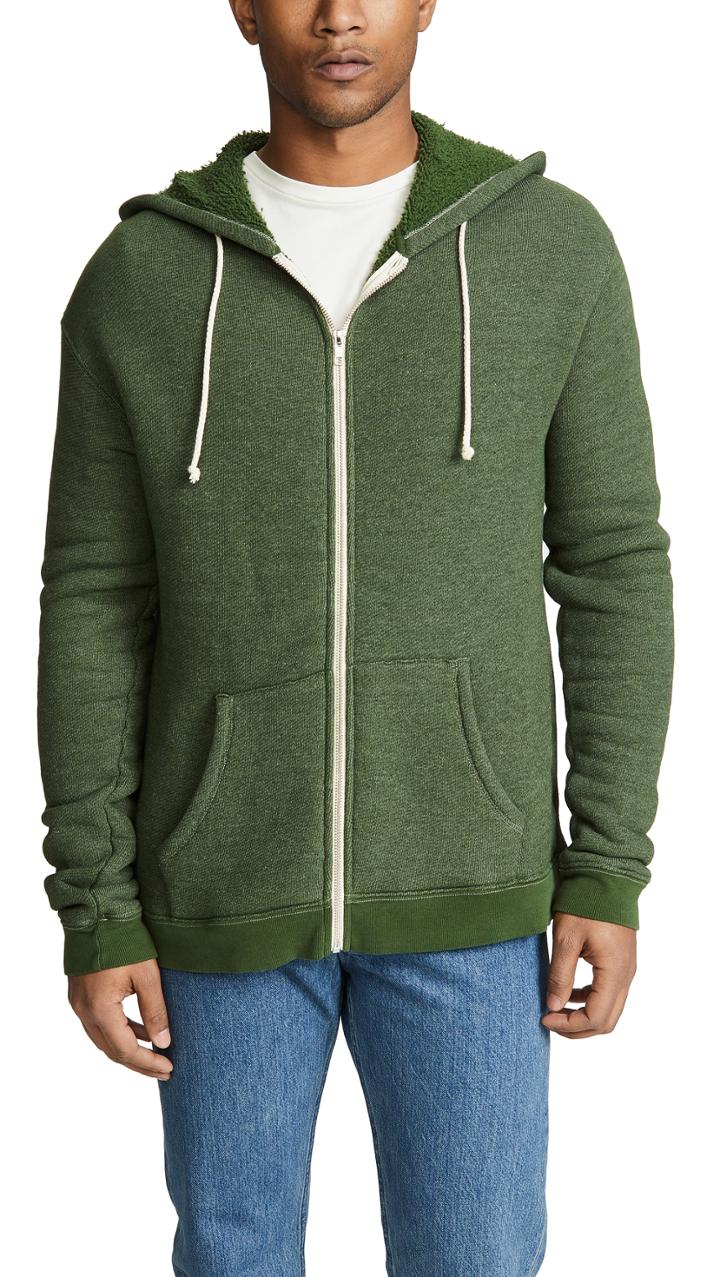 Mollusk Heavy Terry Zip Hoodie