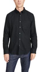 Club Monaco Long Sleeve Button Down Donegal Twill Shirt