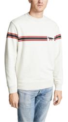 Maison Kitsune Striped Fox Sweatshirt