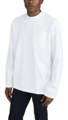 Maison Kitsune Long Sleeve Oversized Tee Shirt