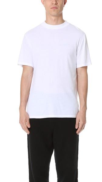 T By Alexander Wang High Neck Short Sleeve Tee