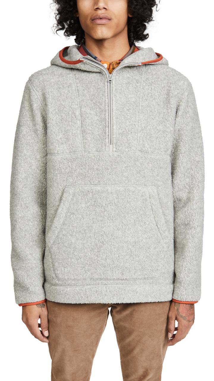 Madewell Polartec 1 4 Zip Hoodie