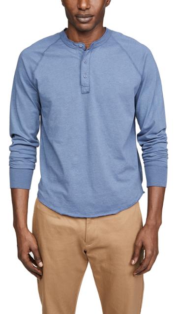 Save Khaki Heather Henley