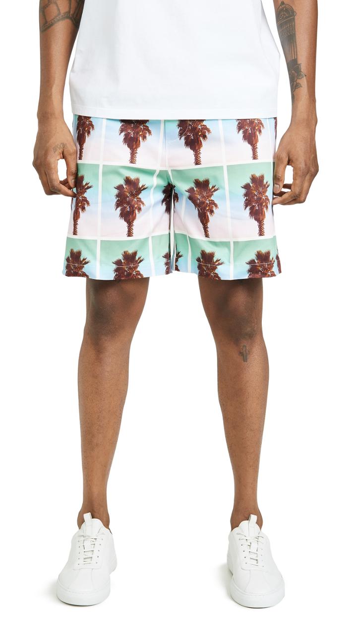 The Silted Company Palm Coffin Shorts