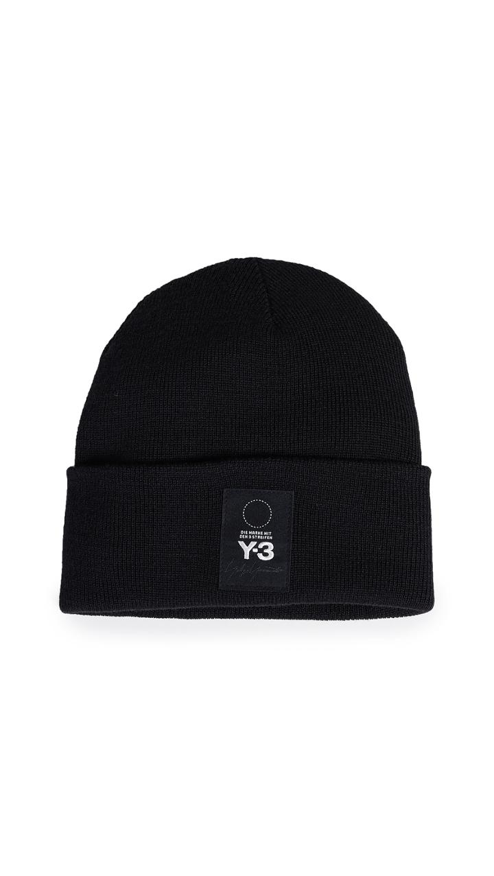 Y 3 Logo Beanie