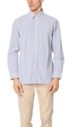 Club Monaco Slim Dress Pinstripe Poplin Shirt