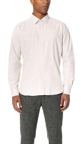 Brooklyn Tailors Lightweight Flannel Dress Shirt