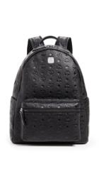 Mcm Ottomar Monogrammed Leather Medium Backpack