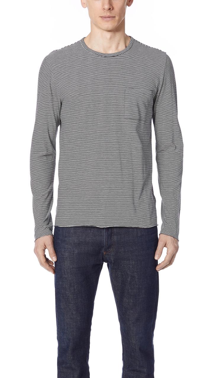 Vince Feeder Stripe Pullover