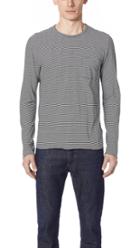 Vince Feeder Stripe Pullover
