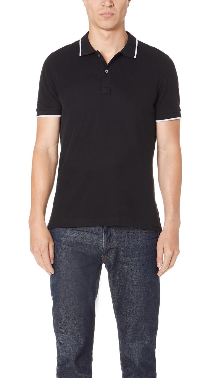 Atm Collection Tipped Polo Shirt