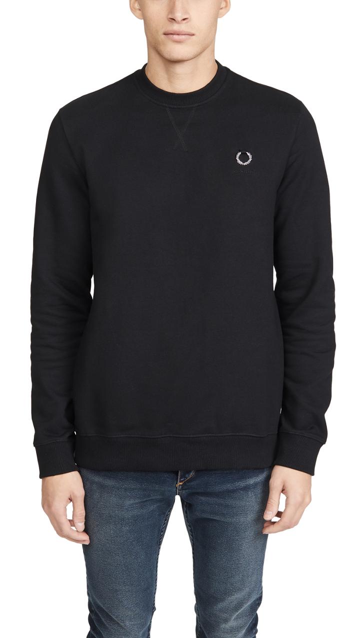 Fred Perry By Raf Simons Raf Simons Print Sweatshirt