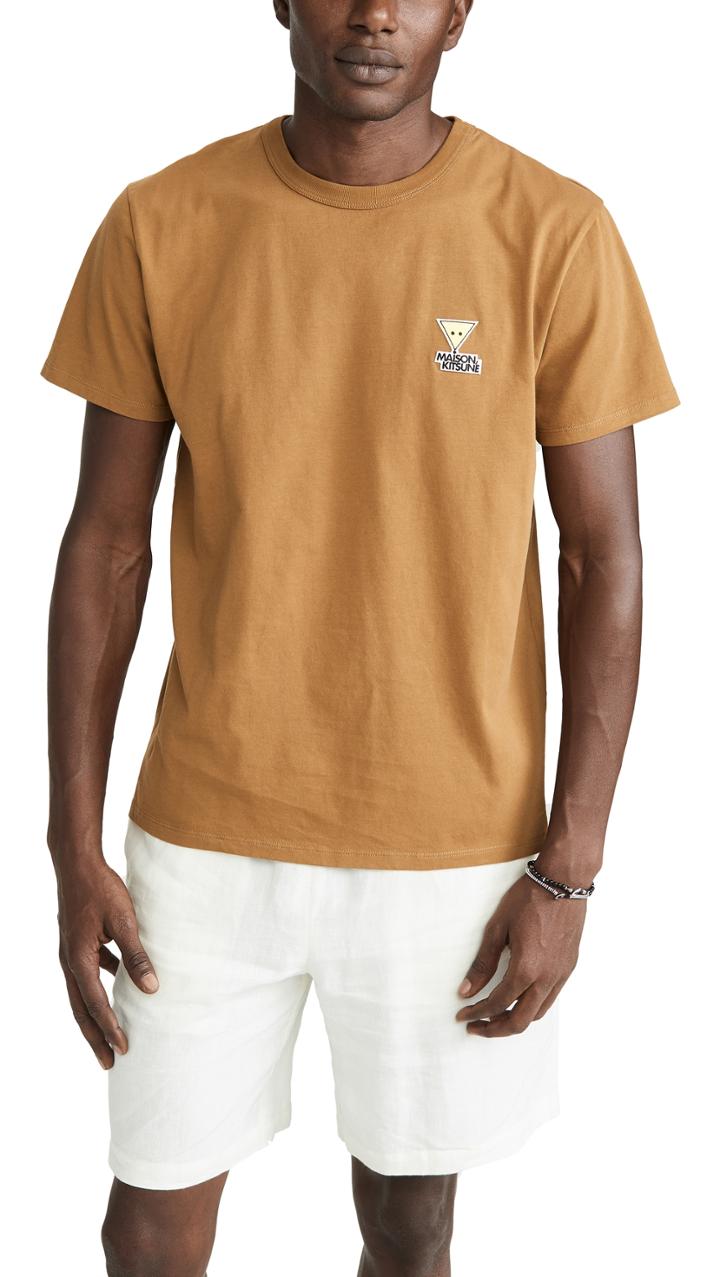 Maison Kitsune Smiley Fox Tee Shirt