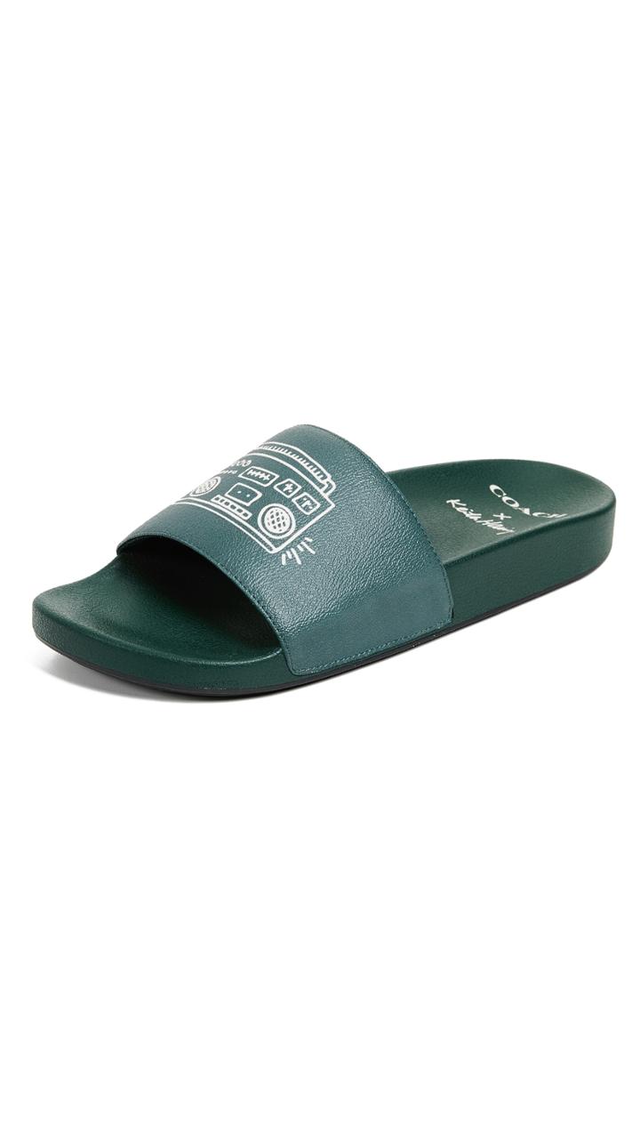 Coach 1941 X Keith Haring Boombox Slides
