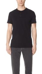 Reigning Champ Ring Spun Short Sleeve Henley