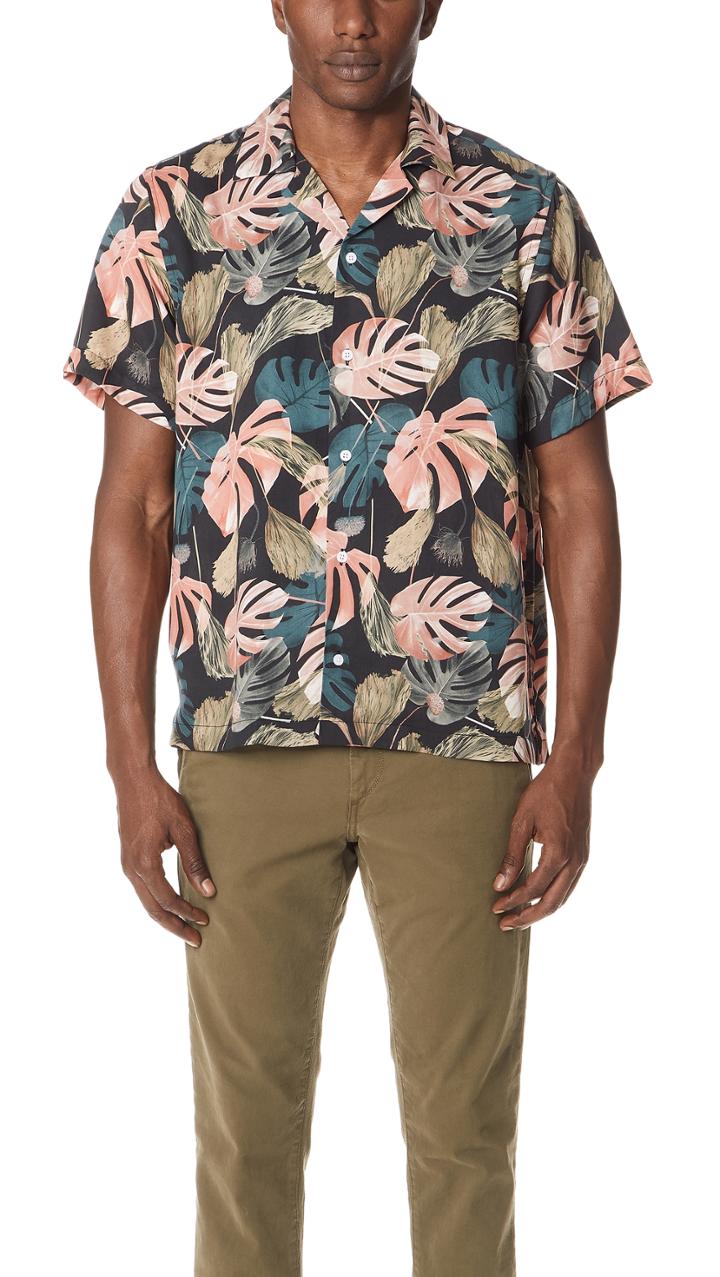 Saturdays Nyc Canty Monstera Shirt