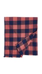Save Khaki Buffalo Plaid Scarf