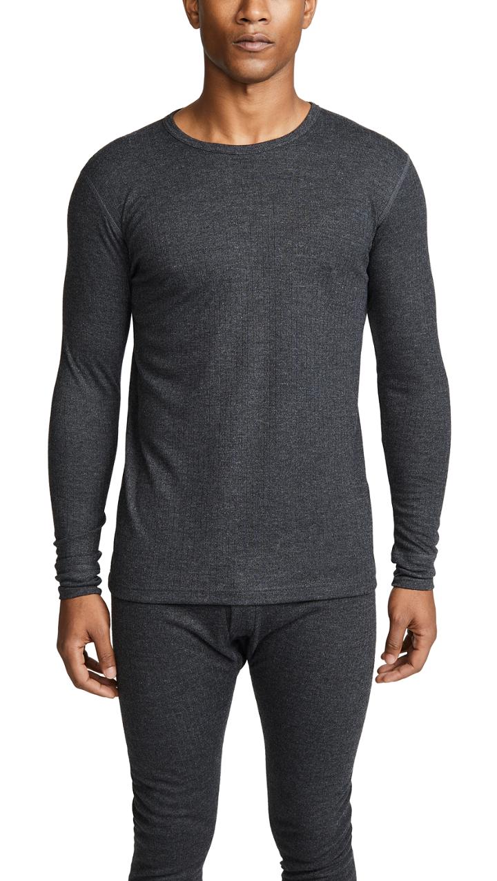 Sunspel Long Sleeve Thermal Shirt