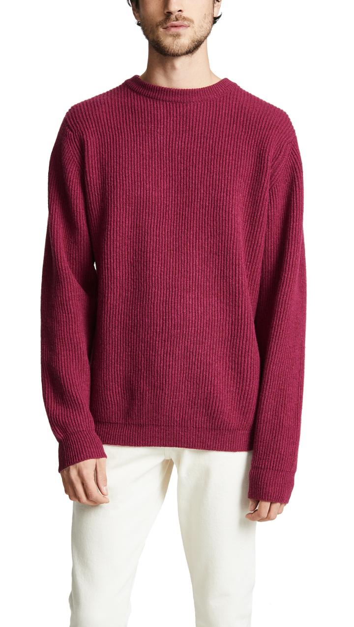 Albam Ribbed Crew Neck Sweater