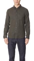Club Monaco Double Face Solid Shirt
