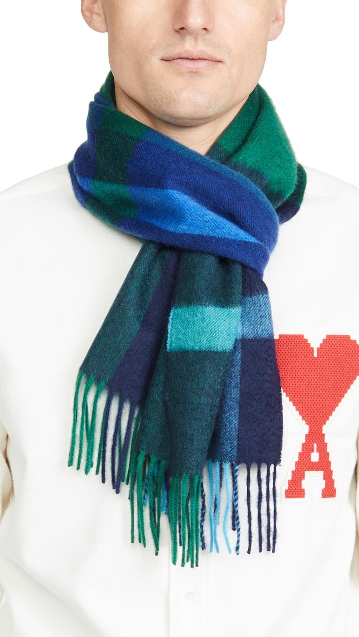 Paul Smith Amanda Cashmere Check Scarf
