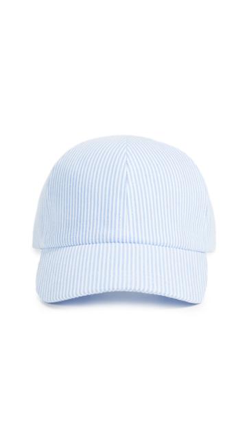 Larose Seersucker Baseball Cap
