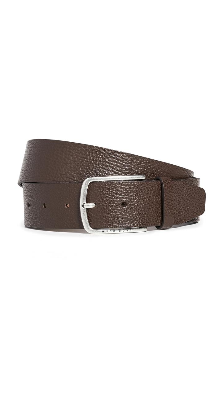 Boss Hugo Boss Sander Grainy Leather Belt