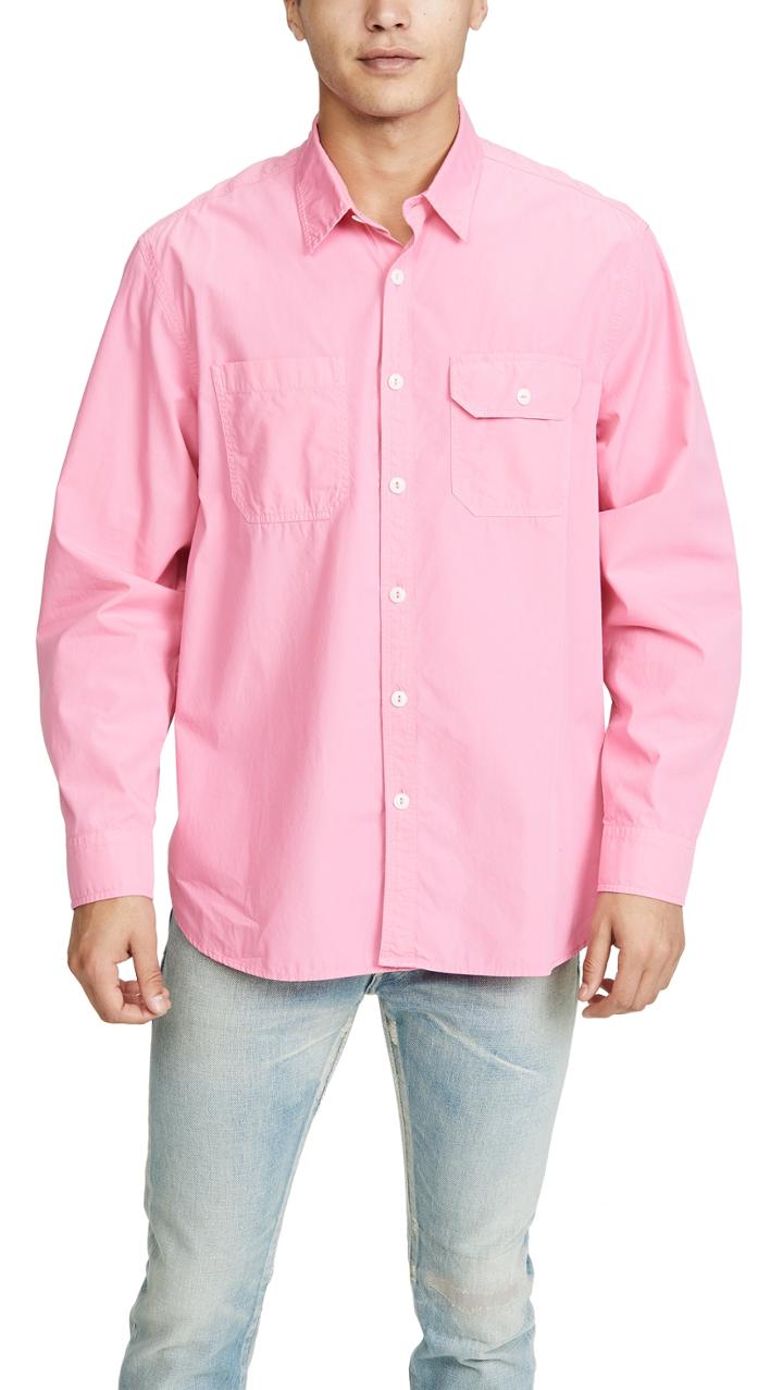 Tres Bien Overdye Poplin Work Shirt