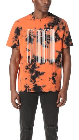 Alexander Wang Tie Dye Barcode Tee